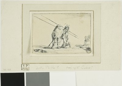 Deux soldats avec des bâtons - Jacques Callot