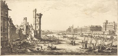 Vue du Louvre - Jacques Callot