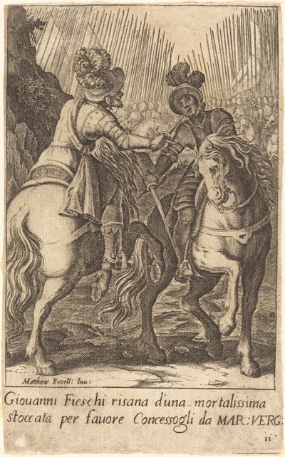 Giovanni Fieschi - Jacques Callot after Matteo Rosselli