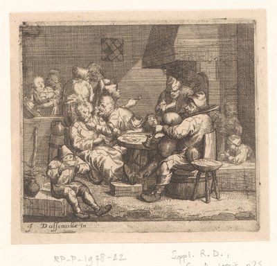 Scène dans une auberge - Jacques Dassonville (attributed to)