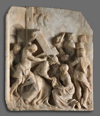 Le Christ portant la croix avec les saints Simon et Véronique, vers 1545 - Jacques Dubroeucq