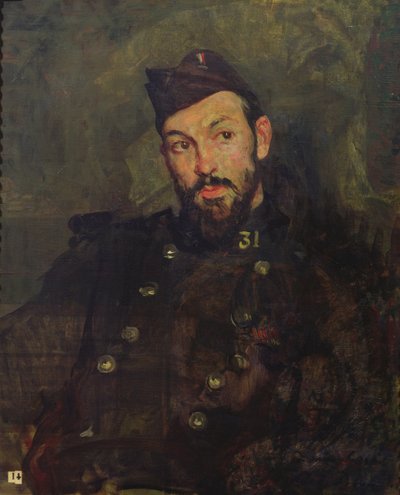 Félicien Cacan en uniforme, 1915 - Jacques Emile Blanche