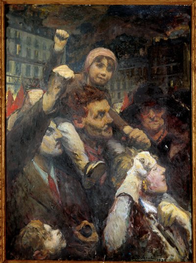 Front populaire : Manifestation populaire à Paris en 1938 - Jacques Emile Blanche