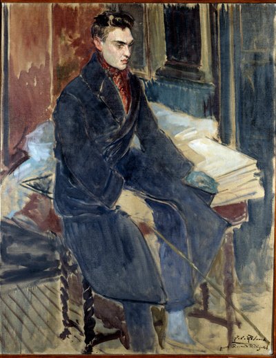 Étude pour le portrait de Raymond Radiguet - Jacques Emile Blanche