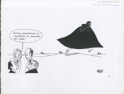 Le Figaro, Satirique en N  B - Jacques Faizant