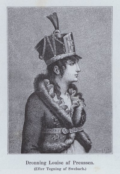Louise de Mecklembourg-Strelitz, reine consort du roi Frédéric-Guillaume III de Prusse - Jacques Francois Joseph (after) Swebach