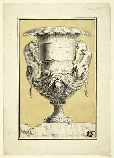 Vase monumental avec figures anthropomorphes - Jacques Francois Joseph Saly