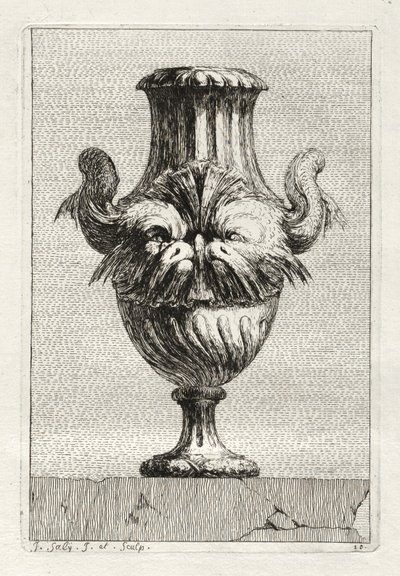 Suite de vases : Planche 10 - Jacques Francois Joseph Saly
