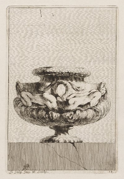 Suite de vases : Planche 13, 1746 - Jacques Francois Joseph Saly