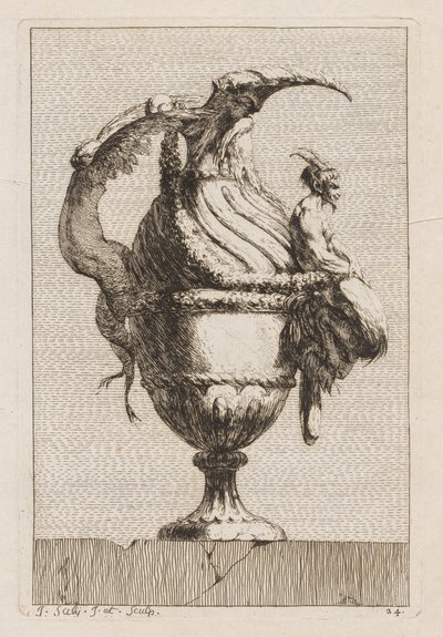 Suite de Vases : Planche 24, 1746 - Jacques Francois Joseph Saly
