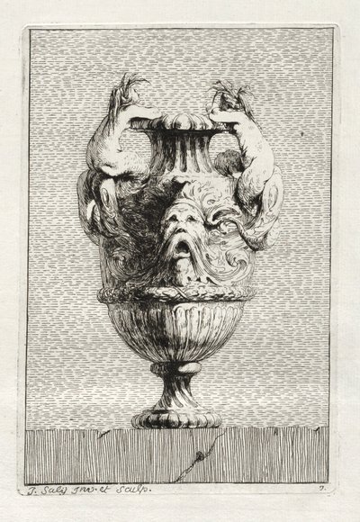 Suite de vases : Planche 7, 1746 - Jacques Francois Joseph Saly