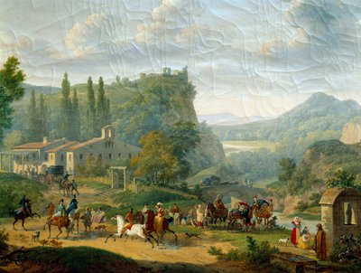 Arrêt de passager - Jacques Francois Joseph Swebach