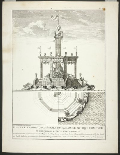 Plan et élévation d