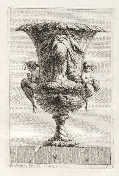 Suite de vases : Planche 9 - Jacques François Saly