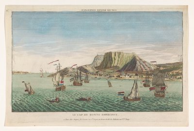 Vue du Cap de Bonne-Espérance - Jacques Gabriel Huquier