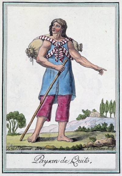 Paysans de Quito (Équateur) - Jacques Grasset de Saint Sauveur