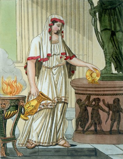 Vierge vestale, illustration de 