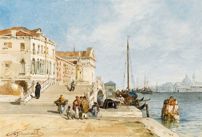 Vue du quai Zattere, Venise - Jacques Guiaud