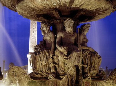 Fontaine de la Place de la Concorde à Paris - Jacques Ignace Hittorff