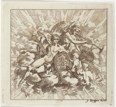Composition allégorique sur Felix Meritis - Jacques Kuyper