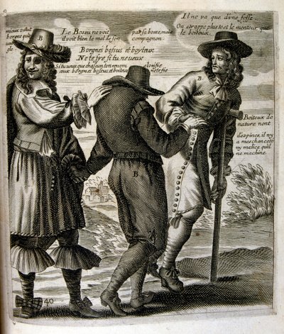 Illustration gravée du 17e siècle tirée d