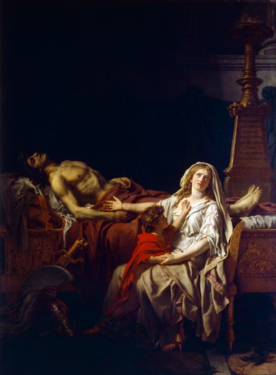 Andromaque pleurant sur le corps d