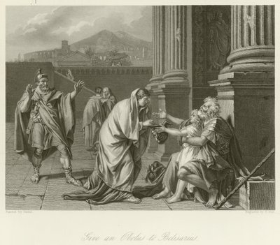 Bélisaire mendiant - Jacques Louis David
