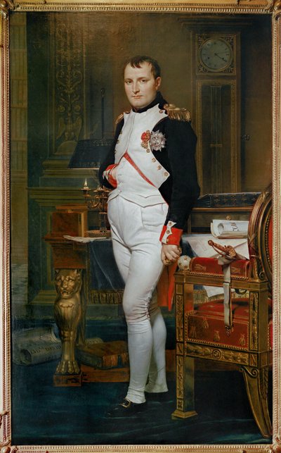 Empereur Napoléon Ier Bonaparte (huile sur toile) - Jacques Louis David