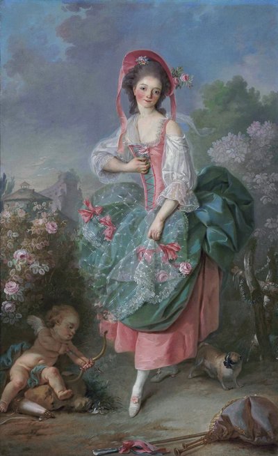 Mademoiselle Guimard dans le rôle de Terpsichore - Jacques Louis David