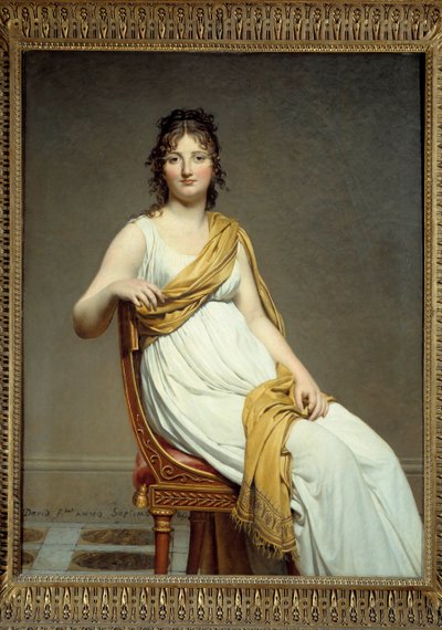 Portrait de Madame Raymond Verninac - Jacques Louis David