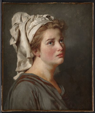 Jeune Femme avec un Turban, c. 1780 - Jacques Louis David