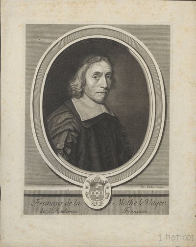 Portrait de François de La Mothe le Vayer 1588-1672, vers 1695 - Jacques Lubin