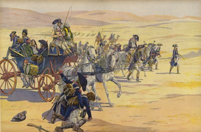 Napoléon Bonaparte et ses troupes dans le désert - Jacques Marie Gaston Onfray de Breville (Job)
