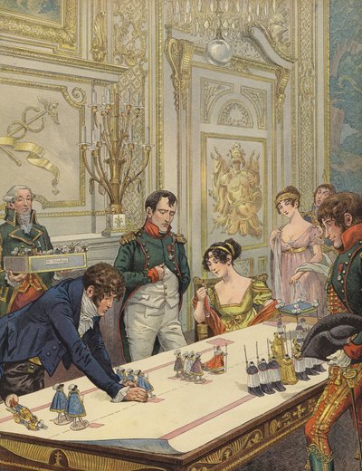 Napoléon et Joséphine se préparant pour leur couronnement - Jacques Marie Gaston Onfray de Breville (Job)