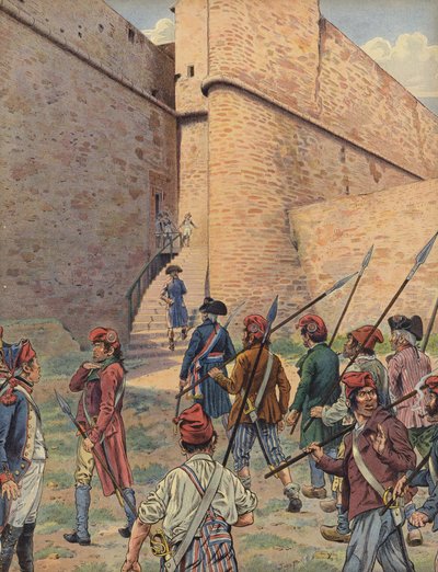 Le fort carré à Antibes - Jacques Marie Gaston Onfray de Breville (Job)