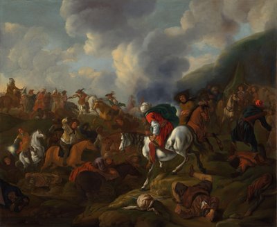 Une rencontre de cavalerie entre les troupes turques et les troupes de l