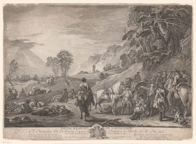 Cavalerie au repos - Jacques Philippe Le Bas
