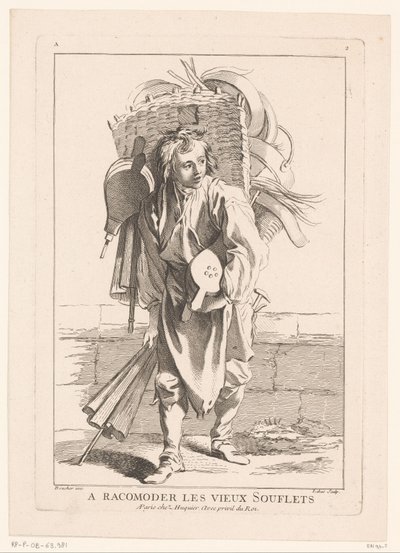 Vendeur de soufflets - Jacques Philippe Le Bas