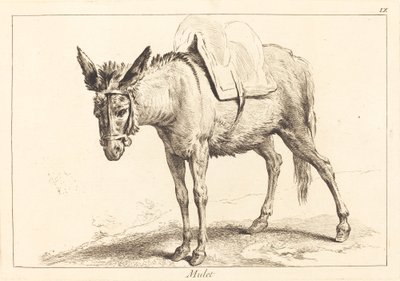 Mulet - Jacques Philippe Le Bas and Jean Eric Rehn after Jean Baptiste Oudry