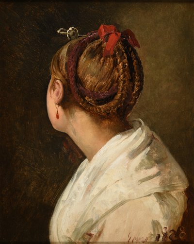 Tête de jeune romaine - Jacques Raymond Brascassat