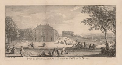 Vue du Château de Seaux depuis la Promenade de Diane - Jacques Rigaud