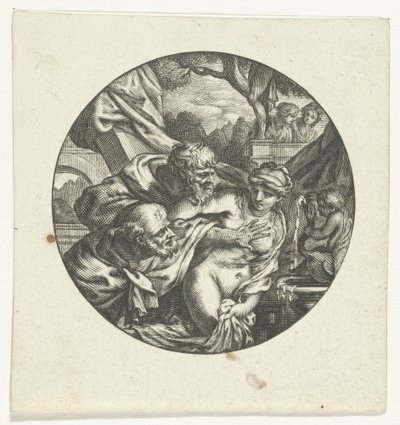 Boîtier de montre avec Suzanne et les vieillards Dessins d