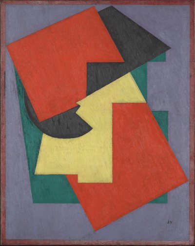 Perspective colorée (verticale) - Jacques Villon