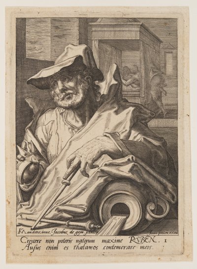 Ruben, tiré de Les douze fils de Jacob - Jacques de Gheyn II