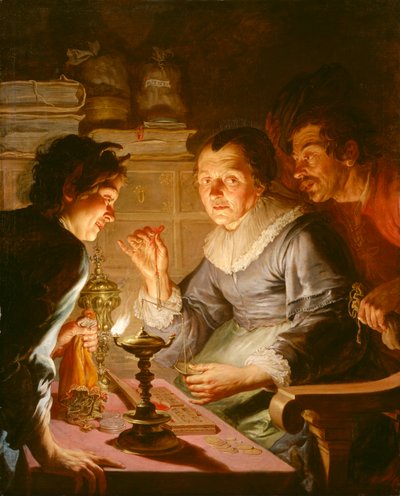 Néerlandais : Une vieille femme avide d