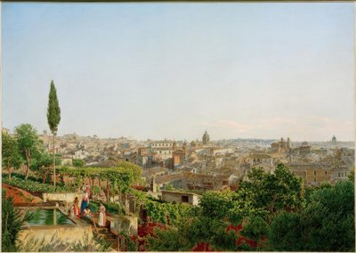Vue de Rome - Jakob Alt
