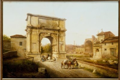 Rome, Arc de Titus - Jakob Alt