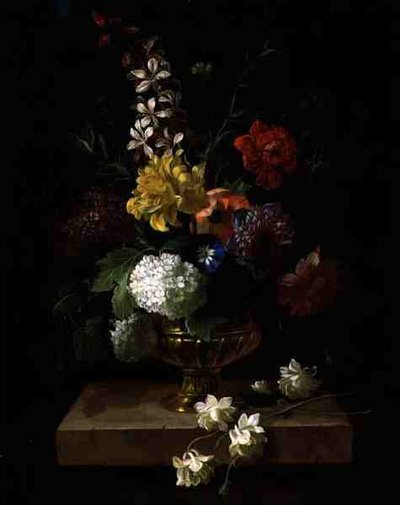 Nature morte de fleurs dans une urne - Jakob Bogdani or Bogdany