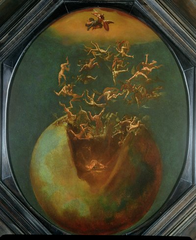 Chute de Satan et des anges rebelles du ciel - Jakob Isaaksz Swanenburgh
