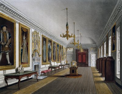 Galerie de la Reine, gravure de Thomas Sutherland d